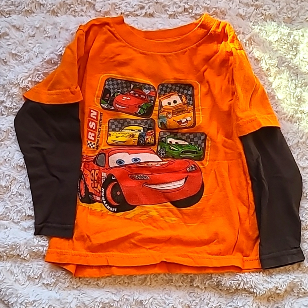 Disney Cars long sleeve shirt, size 3T